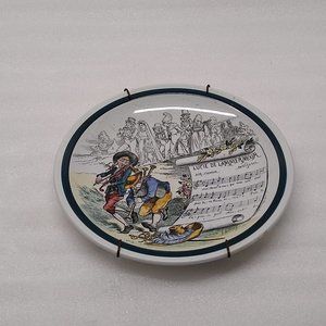 Creil et Montereau Lucie De Lammermoor Vintage 1880-1920 Musicaux Plate #9